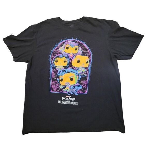 Marvel funny graphic black top tee tshirt - Picture 2 of 4